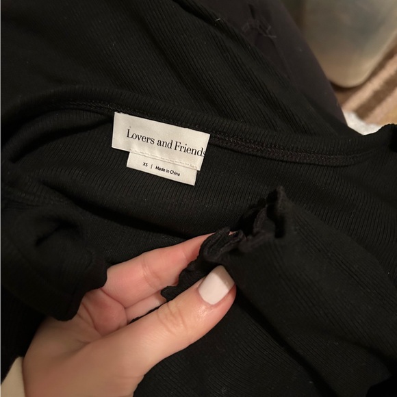 Lovers + Friends Belen Maxi Dress in Black - Picture 7 of 7